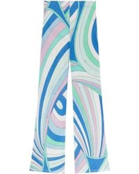 PUCCI - Marmo Printed Flared Trousers - Lyst