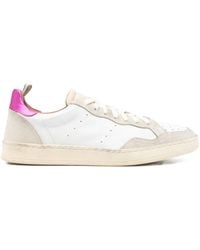 Elia Maurizi - Lexi Leather Panelled Sneakers - Lyst