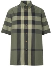 Burberry - Camisa con motivo Vintage Check con botones - Lyst