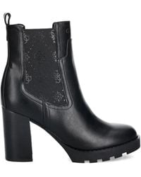 Guess - 90Mm Nealle 4G Logo-Detail Ankle Boots - Lyst