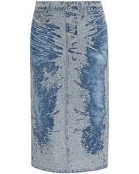 DIESEL - Skirt De-Skye-S - Lyst