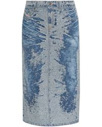 DIESEL - Skirt De-Skye-S - Lyst