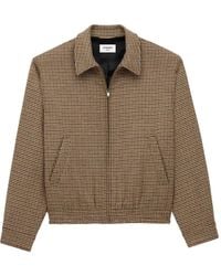 Saint Laurent - Puppytooth Jacket - Lyst
