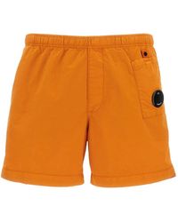 C.P. Company - Lens-Detail Swim Shorts - Lyst