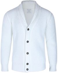 Eleventy - Shawl-Neck Cardigan - Lyst