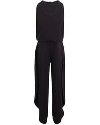 Max Mara - Mono Drapeado De Cady Sin Mangas - Lyst