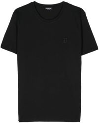 Dondup - Logo-embroidered Cotton T-shirt - Lyst
