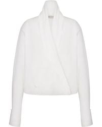 Alberta Ferretti - Katoenen Shirt - Lyst