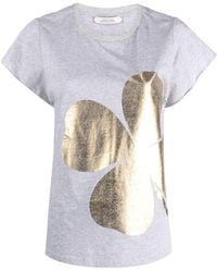 Dorothee Schumacher - Graphic-print Cotton T-shirt - Lyst