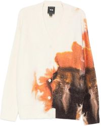 Y-3 - Cardigan mit grafischem Print - Lyst