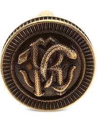 Roberto Cavalli - Snake-Embellishment Cufflinks - Lyst
