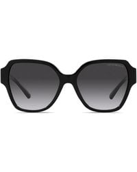 Emporio Armani - Lunettes De Soleil À Monture Papillon - Lyst