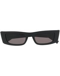 Saint Laurent - Logo-Print Sunglasses - Lyst