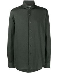 Orian - Spread Collar Piqué Shirt - Lyst