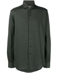 Orian - Spread Collar Piqué Shirt - Lyst