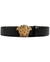Versace - Cintura Con Fibbia Medusa - Lyst