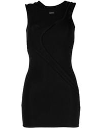 HELIOT EMIL - Cut-Out Detailing Ribbed-Knit Dress - Lyst
