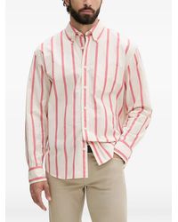 GANT - Vertical-Stripe Button-Down Shirt - Lyst