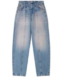 Sandro - Jeans Mit Weitem Bein - Lyst