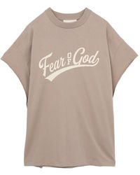 Essentials - Logo-Print Short-Sleeve T-Shirt - Lyst