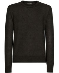 Dolce & Gabbana - Round-Neck Cashmere Sweater - Lyst