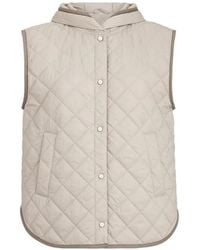 Brunello Cucinelli - Quilted Down Vest - Lyst