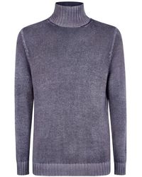 Avant Toi - Ribbed-Knit Roll-Neck Sweater - Lyst