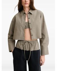 Matthew Bruch - Camicia Crop A Quadri - Lyst