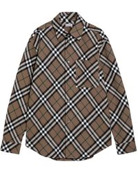 Burberry - Classic Check Button-Up Shirt For - Lyst