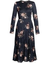 Erdem - Floral-Pattern Textured Dress - Lyst