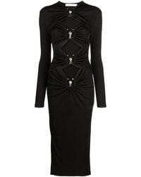 Christopher Esber - Orbit Midikleid Mit Cut-Outs - Lyst