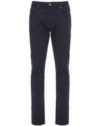 Jacob Cohen - Bard Logo-Patch Trousers - Lyst
