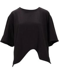Niccolò Pasqualetti - Asymmetric-Hem Short-Sleeve T-Shirt - Lyst