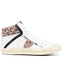 Philippe Model - Prsx Animal-print High-top Sneakers - Lyst