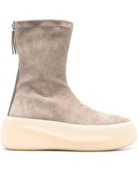 Vic Matié - Stiefel Aus Wildleder - Lyst