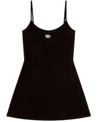 DIESEL - Organic Cotton Mini Dress - Lyst