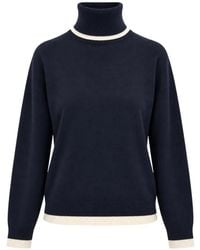 Seventy - Pull 19 70 À Col Roulé Et Bords Contrastants - Lyst