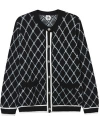 B+ AB - Argyle-Pattern Cardigan - Lyst