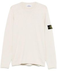 Stone Island - Pullover Mit Kompass-Patch - Lyst