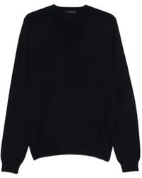 Prada - Pull À Col V - Lyst