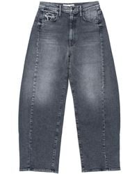 Mother - High-Waisted Wide-Leg Jeans - Lyst