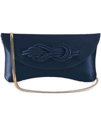 Shanghai Tang - Knot-Detail Clutch Bag - Lyst