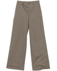 Rick Owens - Drawstring-Waist Wide-Leg Trousers - Lyst