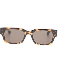 Gucci - Tortoiseshell-Effect Rectangle-Frame Sunglasses - Lyst