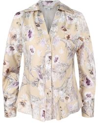 Vince - Floral-print Silk Shirt - Lyst