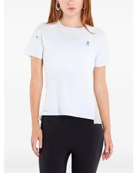 On Shoes - T-Shirt À Empiècements En Résille - Lyst