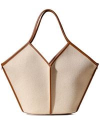 Hereu - Calella Leather-Trim Tote Bag - Lyst