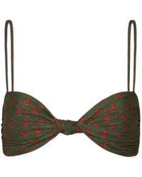 Johanna Ortiz - Haut De Bikini Bandana Marina À Motif Cachemire - Lyst