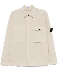 Stone Island - Giacca Con Logo - Lyst