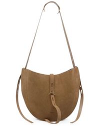 MINOBOSSI - Petit Sac Porté Épaule Lizzie En Daim - Lyst